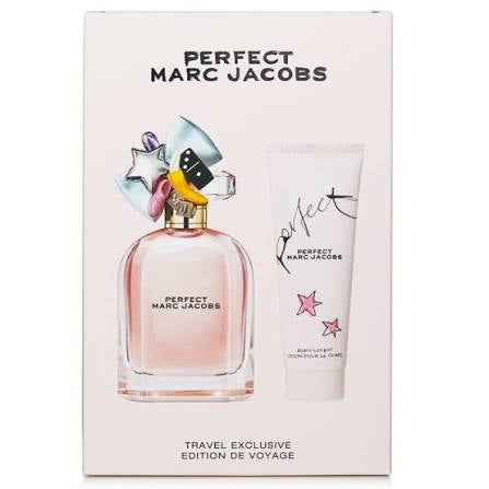 MARC JACOBS PERFECT TRAVEL EXCLUSIVE EAU DE PARFUM 100ML 3.3FL.OZ. BODY LOTION 75 ML 2.5 FL.OZ (travel set)