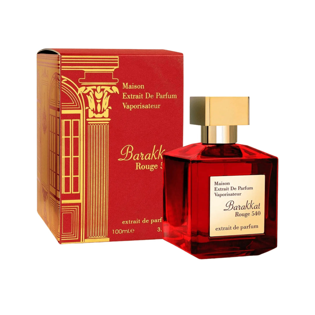 Fragrance World Barakkat Rouge 540 Eau de Parfum for Ladies and Men's 100ML 3.4FL.OZ